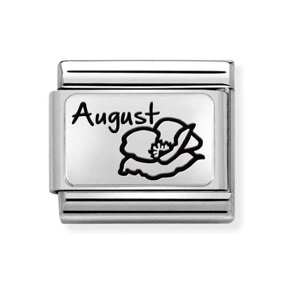 Silvershine August Flower Charm