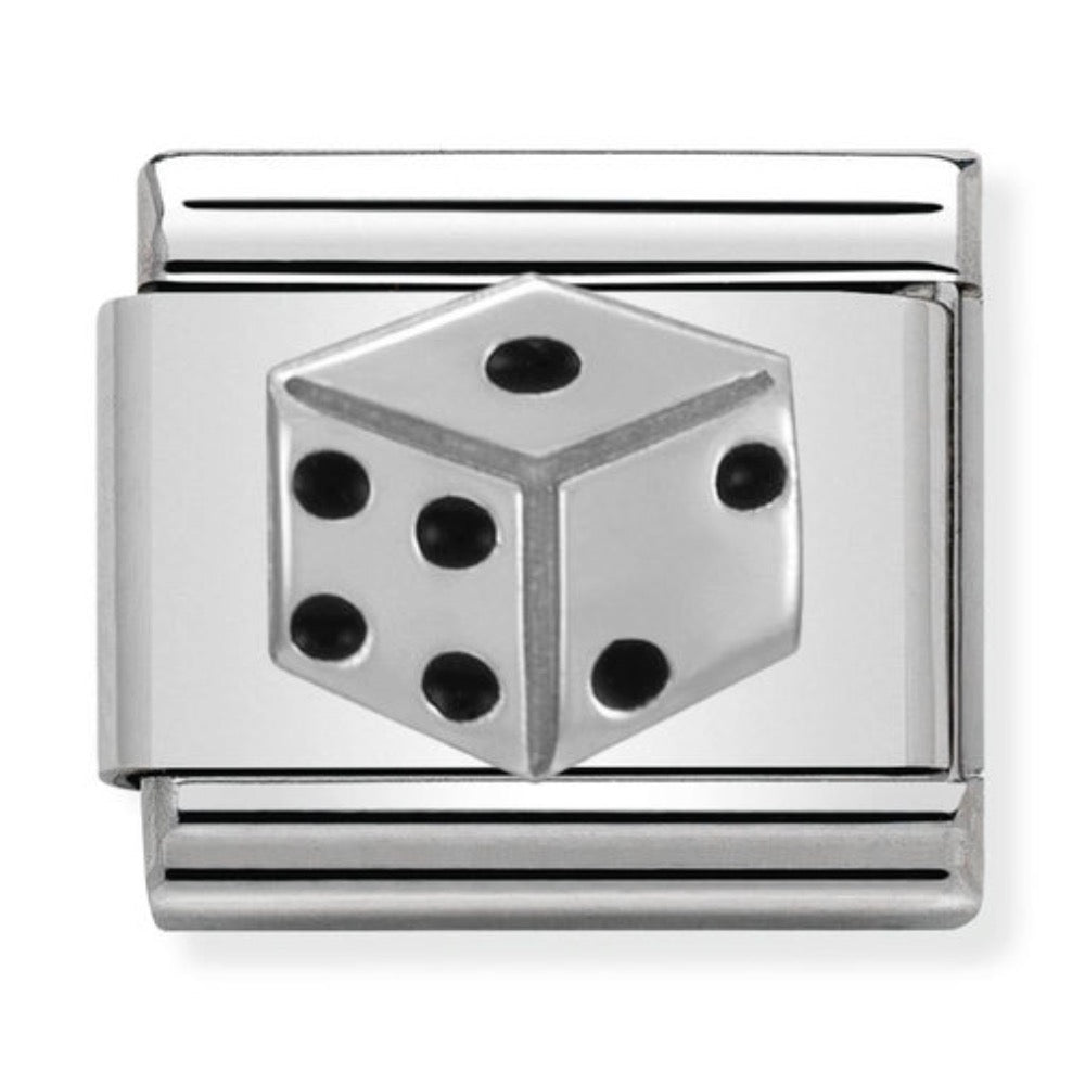 Silvershine Dice Charm