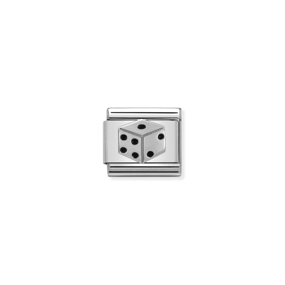 Silvershine Dice Charm