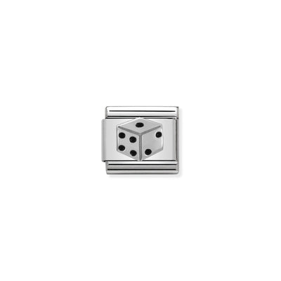 Silvershine Dice Charm