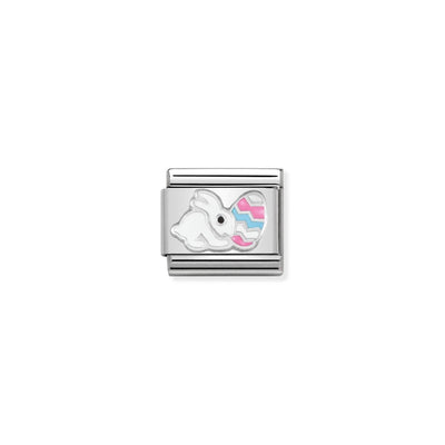 Silvershine Easter Bunny charm
