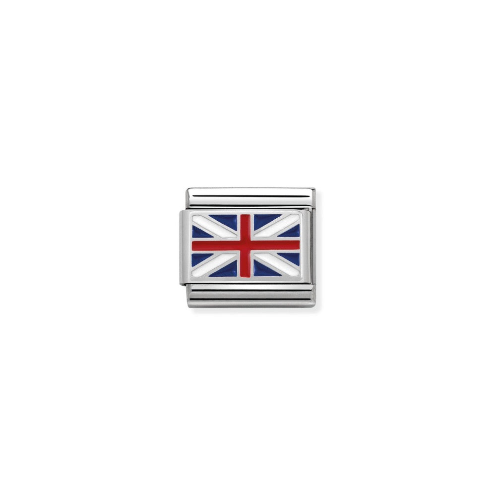 Silvershine Union Jack Flag Charm