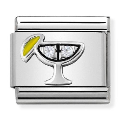 Silvershine CZ Cocktail Charm