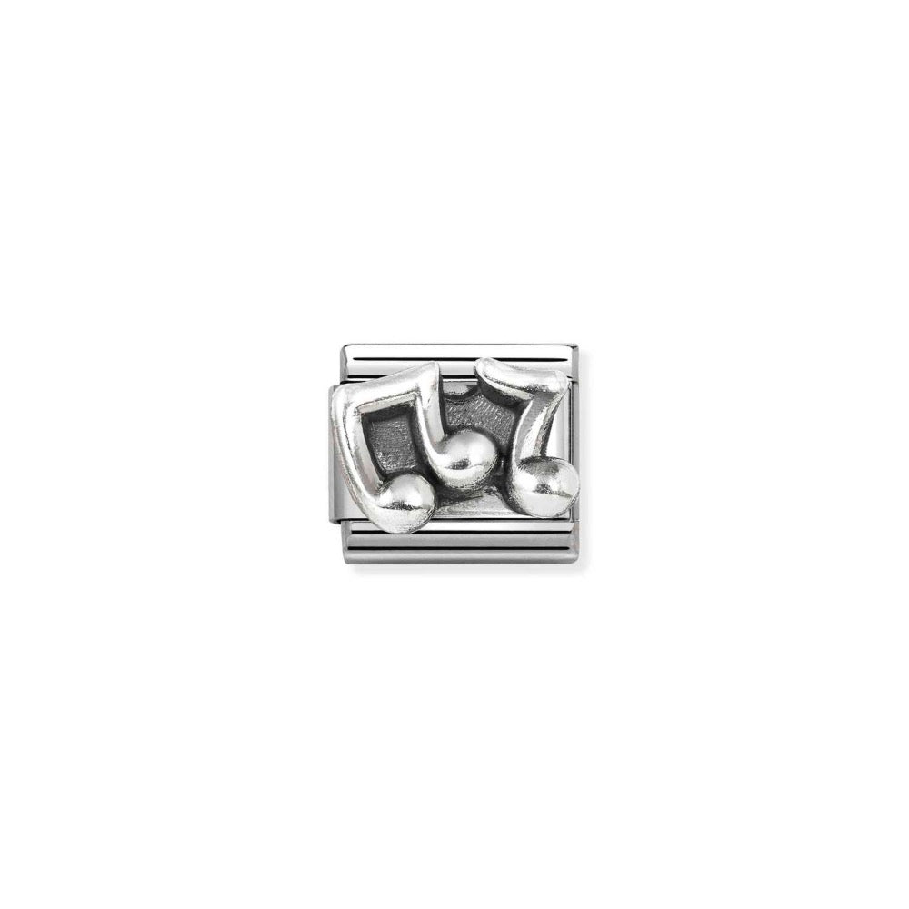 Silvershine CZ Music Note Charm