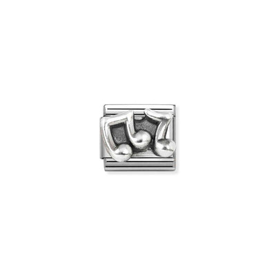 Silvershine CZ Music Note Charm