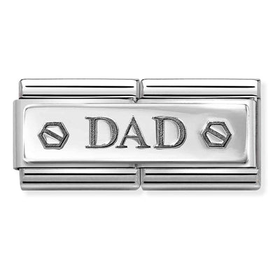 Silvershine Double Dad Charm