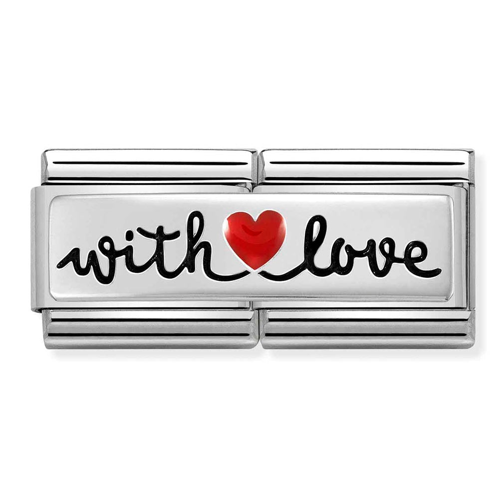 Silvershine With Love Double Charm