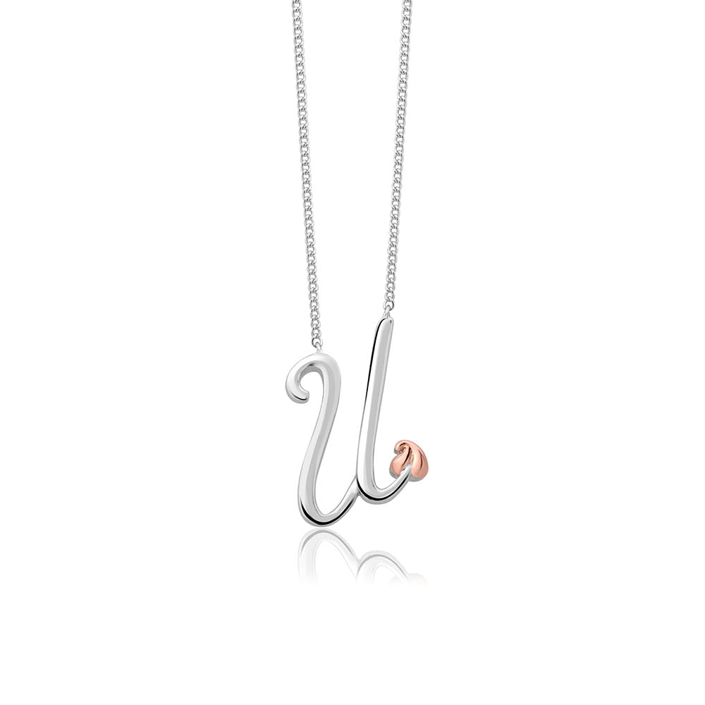Clogau Tree Of Life Initials Necklace - Letter U