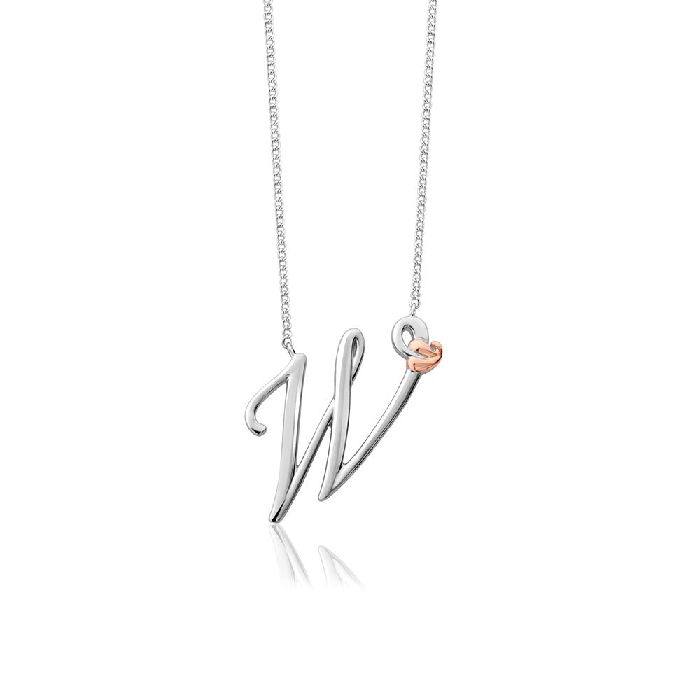 Clogau Tree Of Life Initials Necklace - Letter W