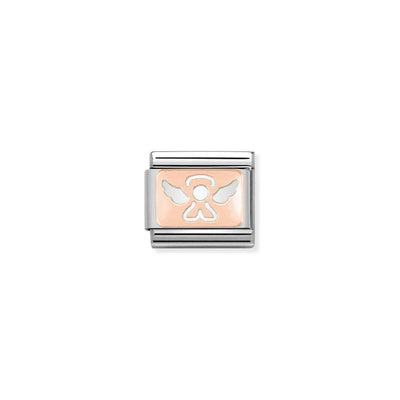Rose Gold Angel Charm