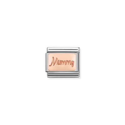 Rose Gold Mummy Charm