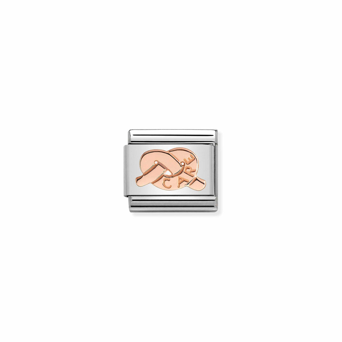 Rose Gold Care Knot Charm