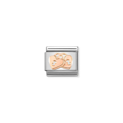 Rose Gold 2 Padlock Charm