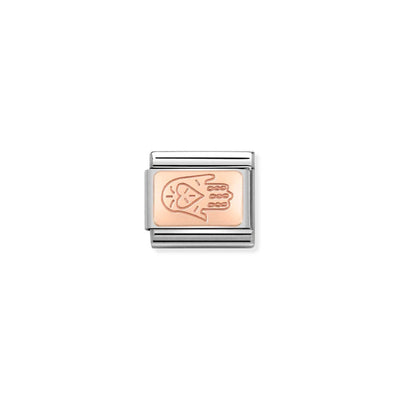 Rose Gold Hand Of Fatima Charm