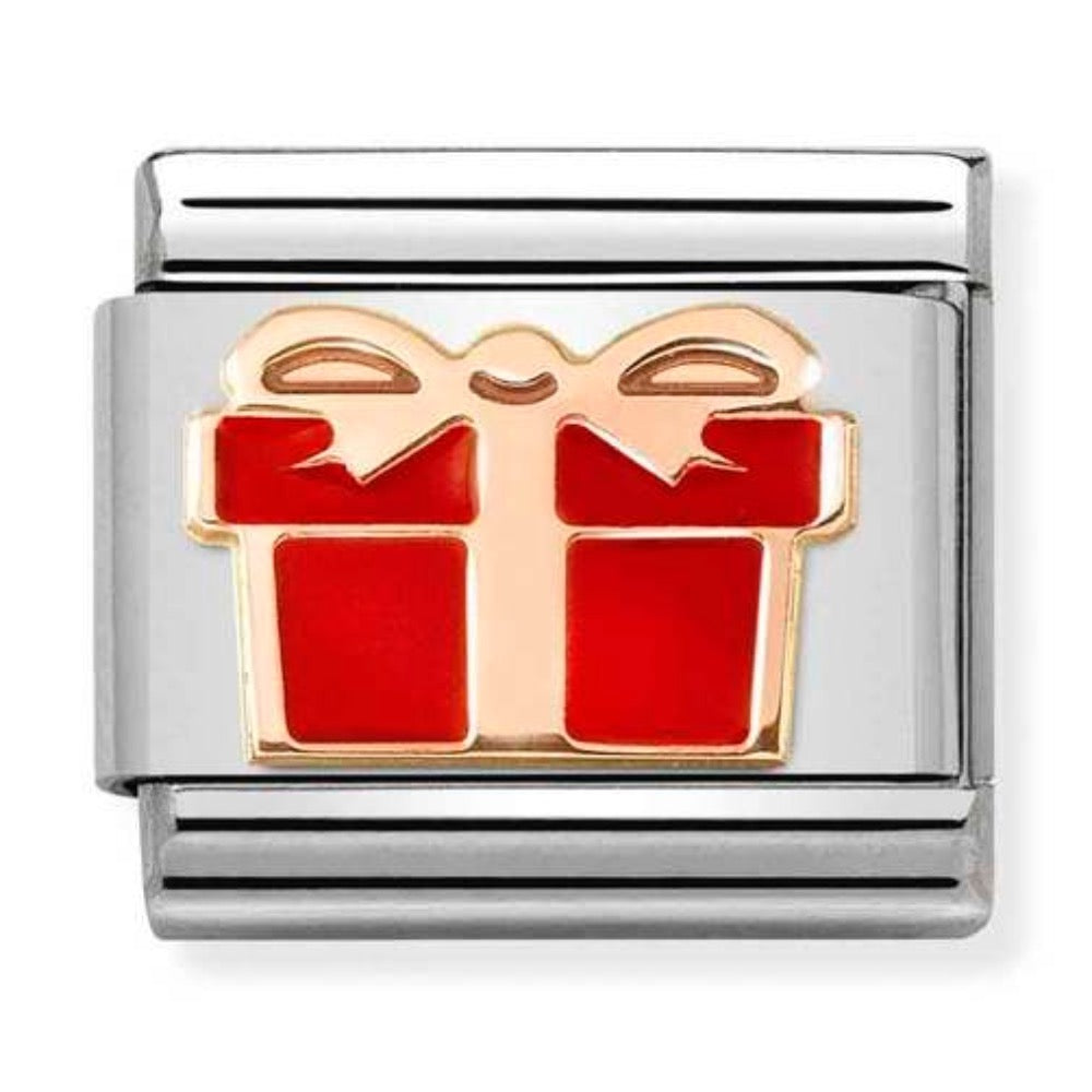 Rose Gold Present Charm