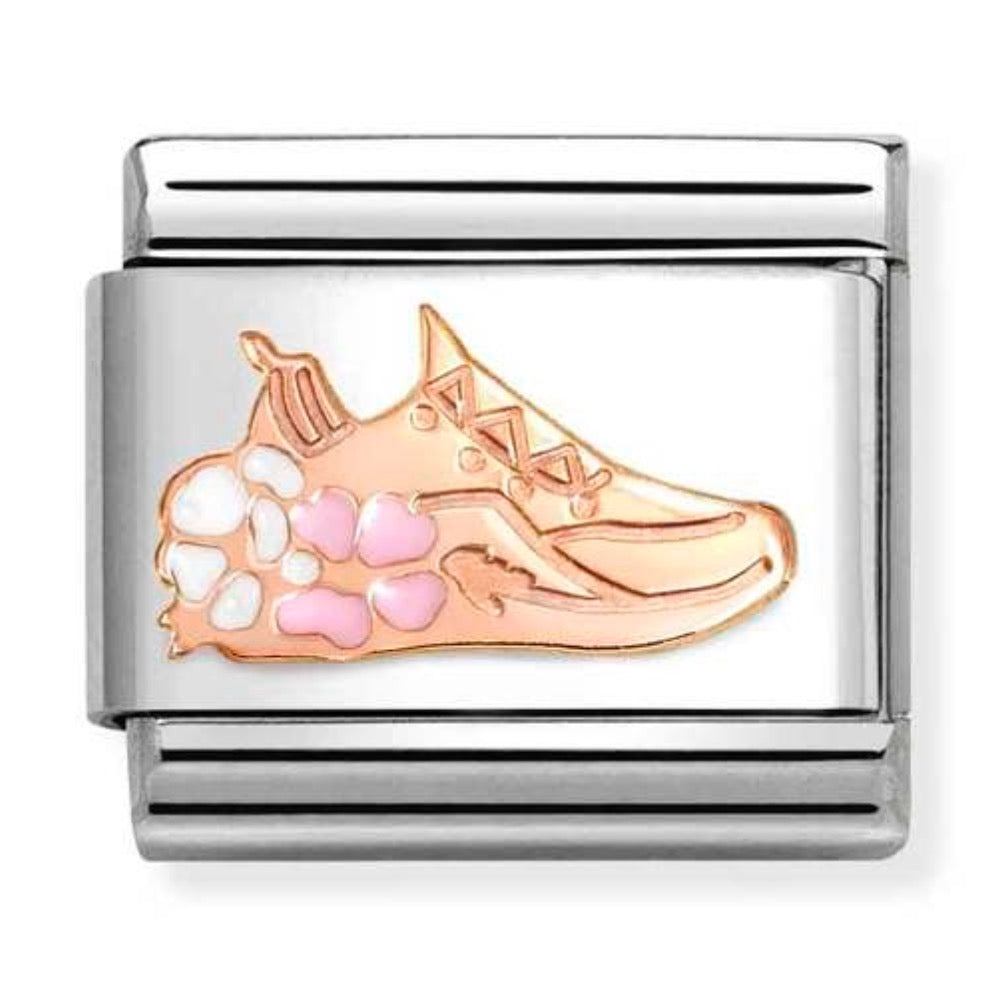 Rose Gold Trainer Charm