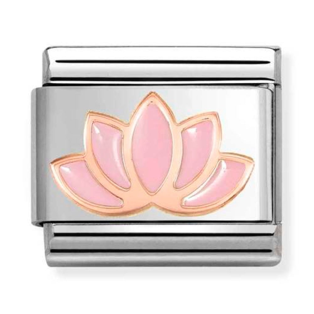 Rose Gold Lotus flower