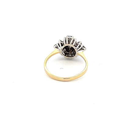 18ct Gold Solid Ruby & Diamond Ring N.V. £1400