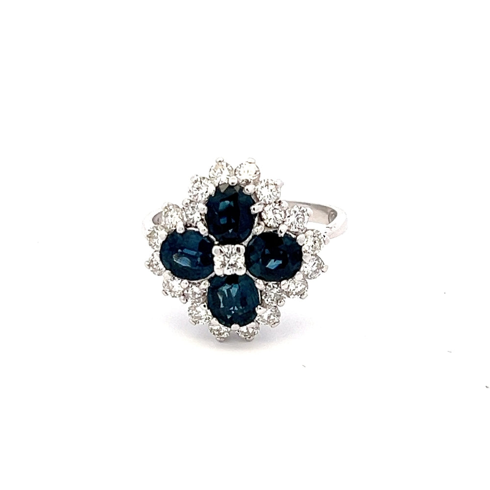 18ct Gold Sapp/Dia Ring N.V. £3400
