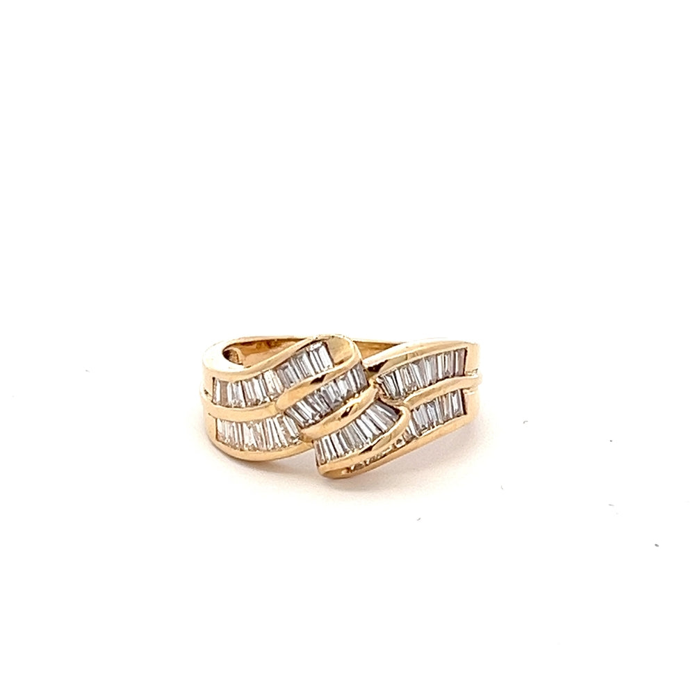 18ct Yellow Gold Diamond Dress Ring 0.90cts
