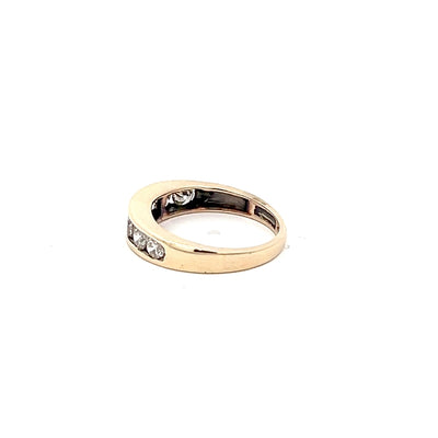 9ct Yellow Gold Diamond Band N.V. £1300