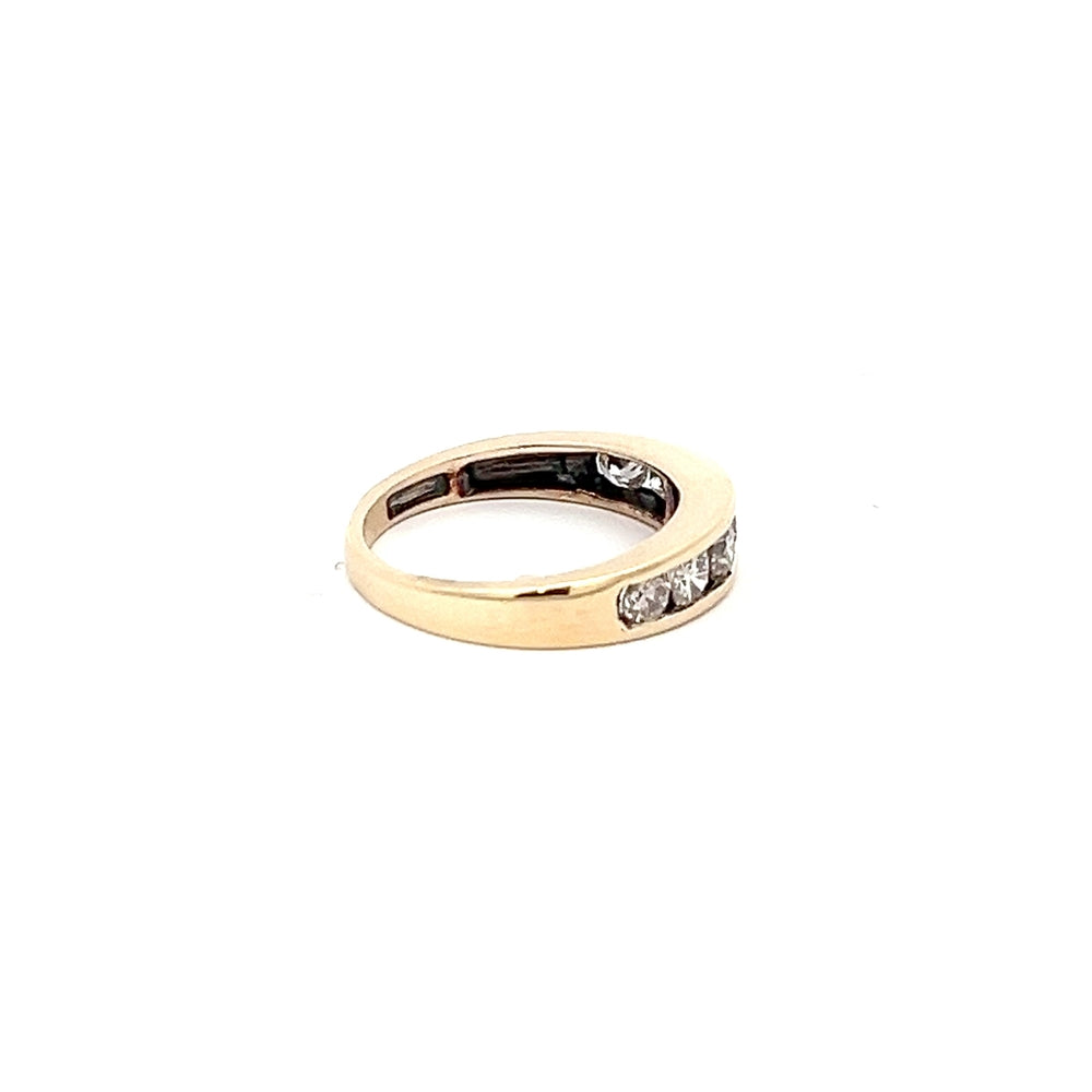 9ct Yellow Gold Diamond Band N.V. £1300