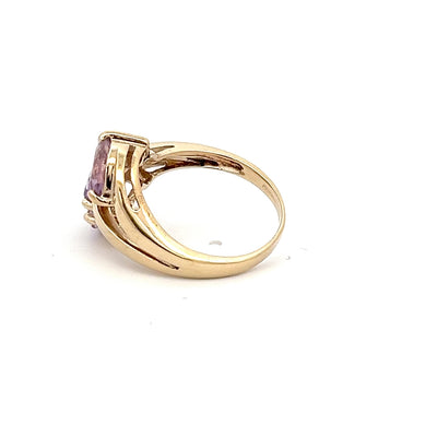 9ct Yellow Gold Amethyst Ring N.V. £500