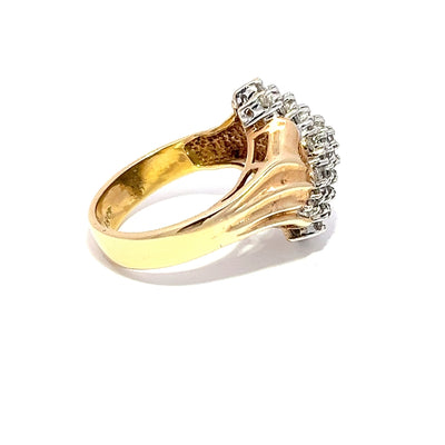 14ct Yellow Gold 1ct Diamond Ring N.V. £2500