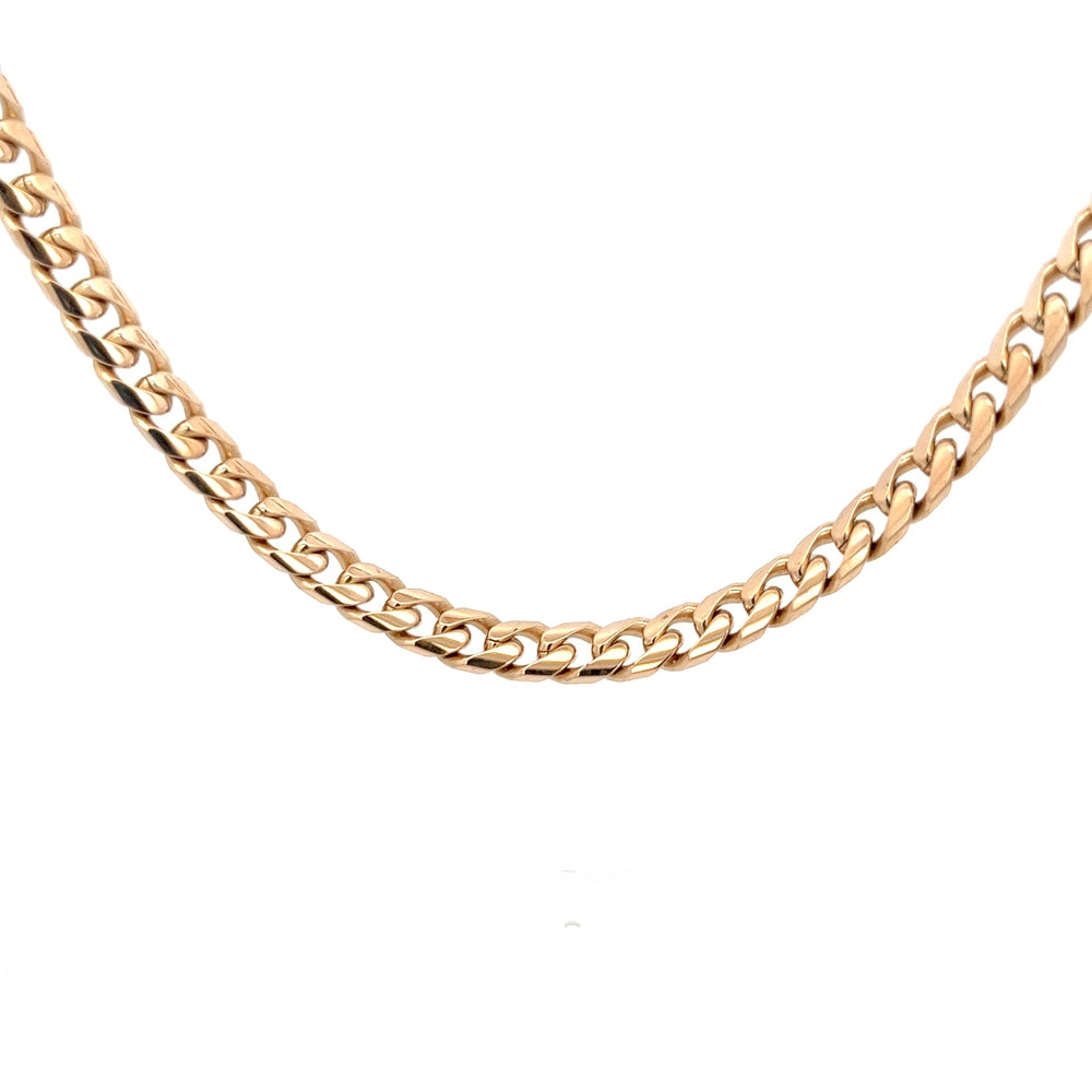 9ct Gold Solid Curb Chain N.V. £5500