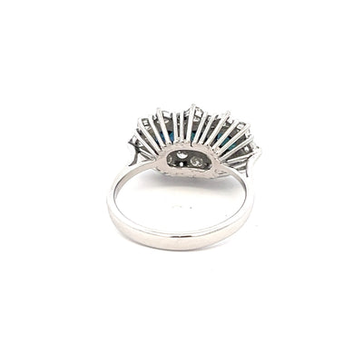 18ct WG Sapphire & Diamond Ring N.V. £2600