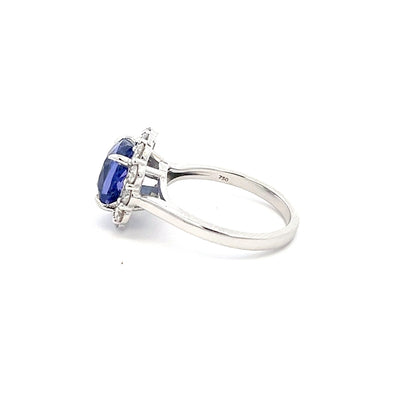 18ct Gold Tanzanite & Dia Ring N.V. £4000