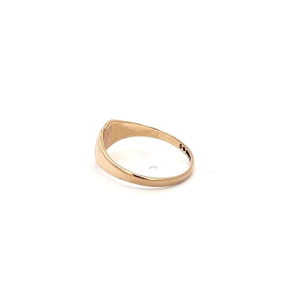Yellow Gold Heart Signet Ring NV £150