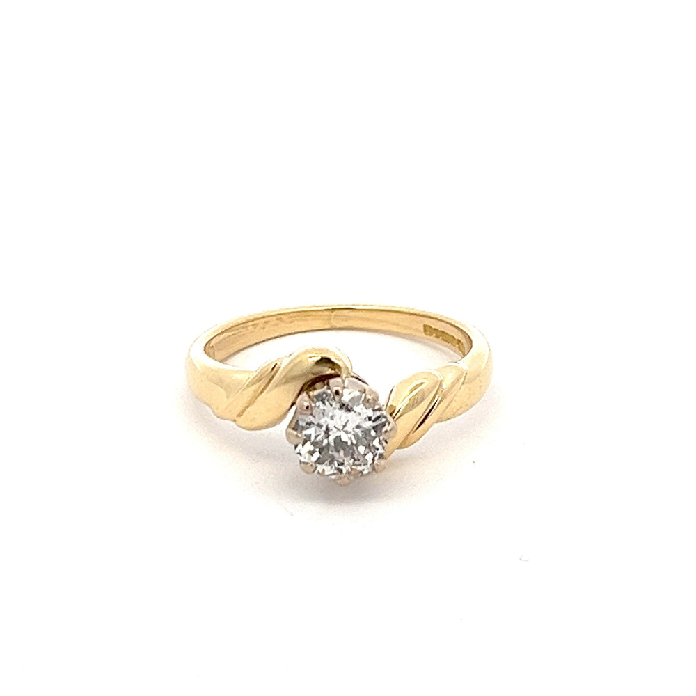 18ct Solitaire Diamond Ring 0.70cts NV £3300