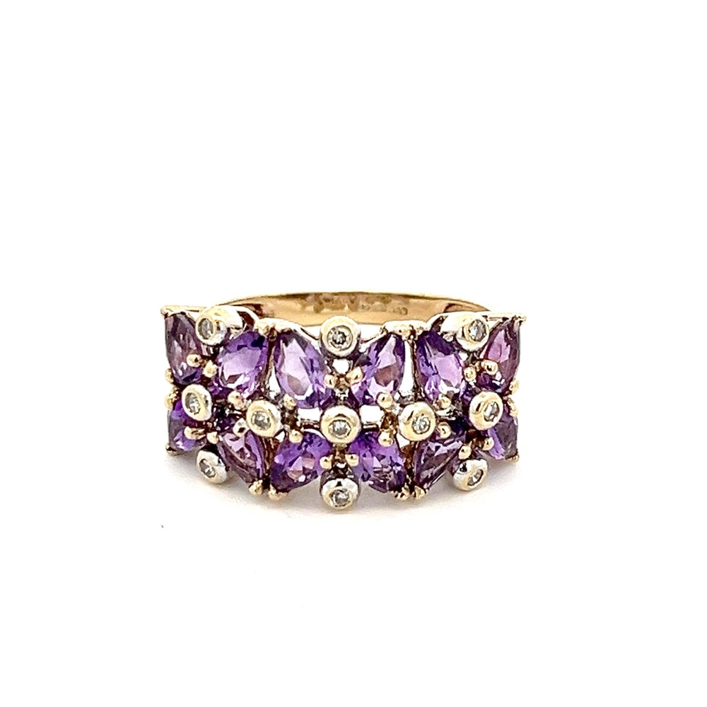 9ct Yellow Gold Amethyst Ring N.V. £580