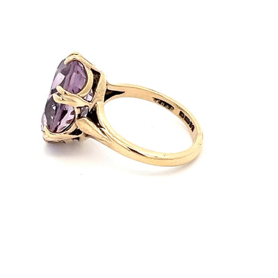 9ct Yellow Gold Amethyst Ring N.V. £500