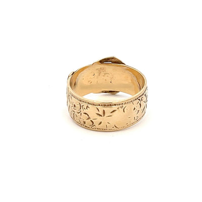9ct Yellow Gold Buckle Ring NV £775