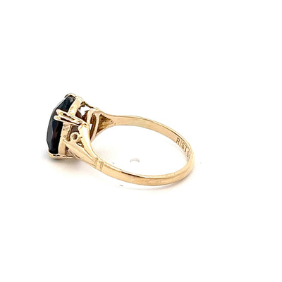9ct Yellow Gold Smokey Quartz Ring NV £180
