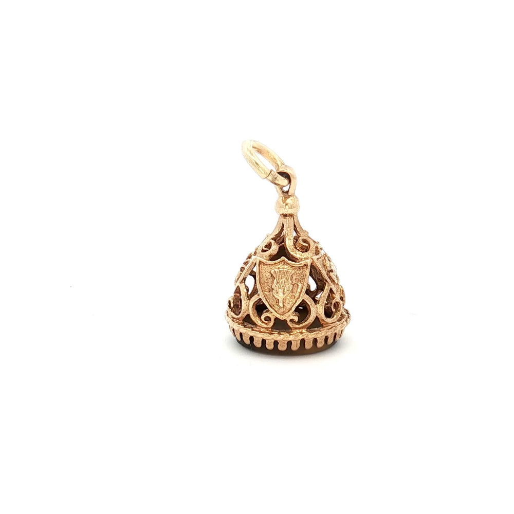 9ct Yellow Gold Rook Chess Piece N.V. £585