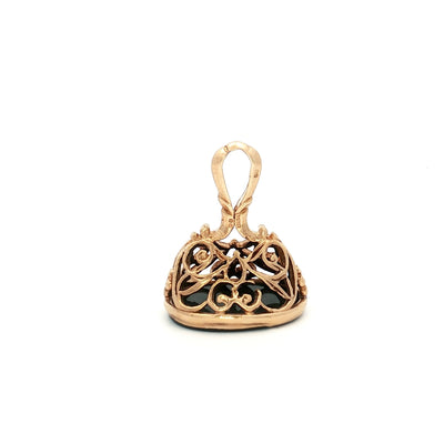 9ct Yellow Gold Fob Pendant N.V. £600