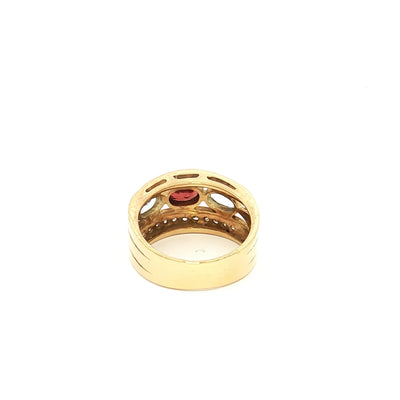 18ct Yellow Gold Multi Stone Ring N.V. £2200