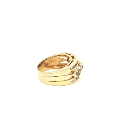 18ct Yellow Gold Multi Stone Ring N.V. £2200