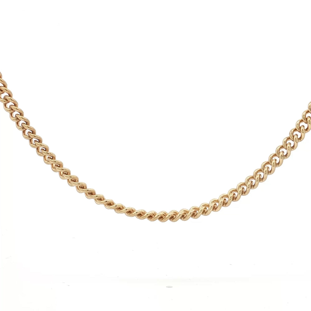 9ct Yellow Gold Curb Chain N.V. £1700