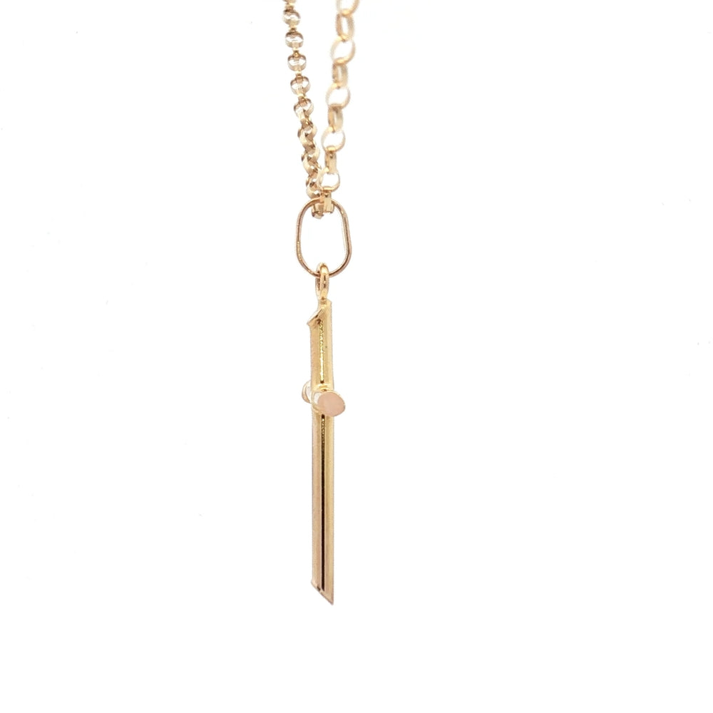 9ct Yellow Gold Cross & Chain N.V. £320