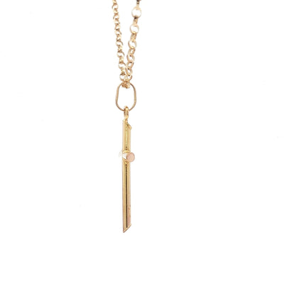 9ct Yellow Gold Cross & Chain N.V. £320