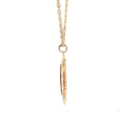 9ct Gold Full Sovereign Pendant & Chain N.V. £3000