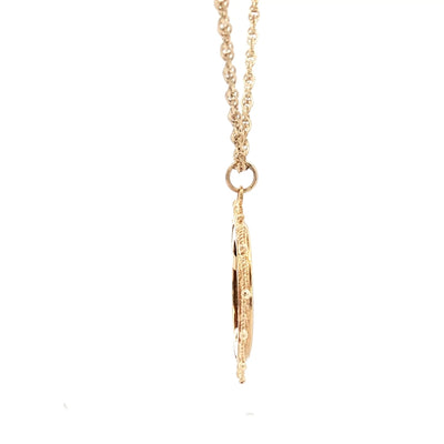 9ct Gold Full Sovereign Pendant & Chain N.V. £3000