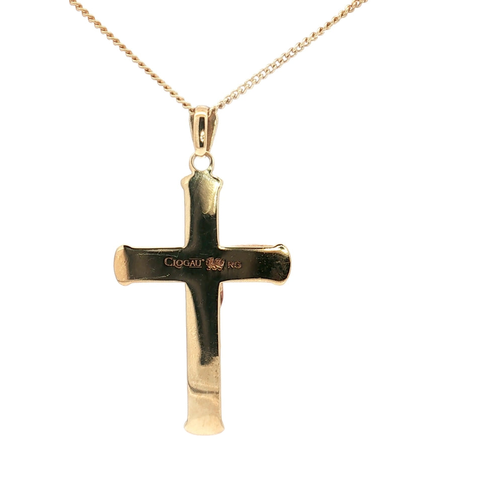 9ct Gold Clogau Tree Of Life Cross & Chain N.V. £950