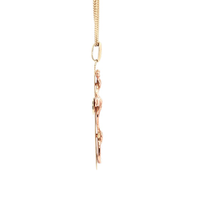 9ct Gold Clogau Tree Of Life Cross & Chain N.V. £950