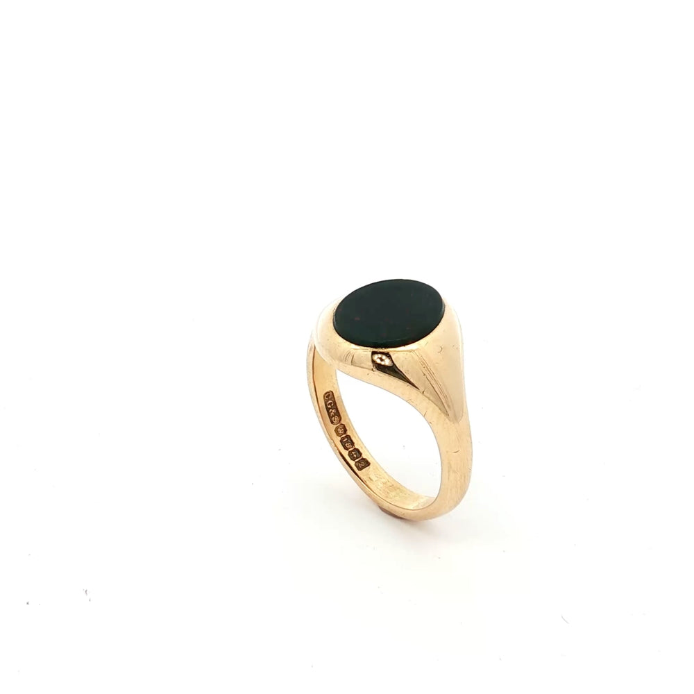 18ct Gold Bloodstone Signet Ring N.V. £1600