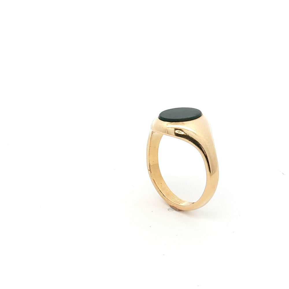 18ct Gold Bloodstone Signet Ring N.V. £1600